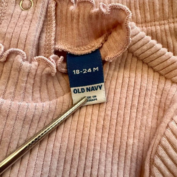 NWT Old Navy 18-34 Month Ribbed Mauve Two Piece Set - Picture 5 of 9